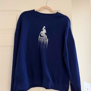 Disney Navy Blue Crewneck Sorcerers Hat